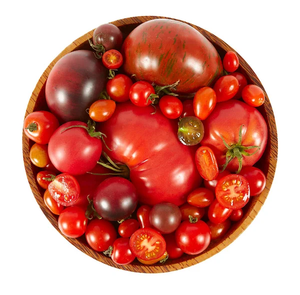 Vers Tomatenassortiment Close — Stockfoto