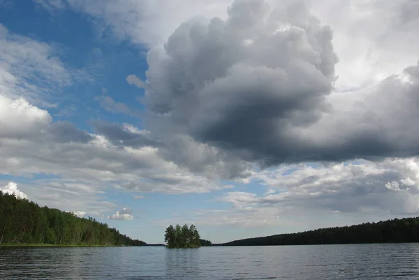 Prachtige Landschap Van Karelië Aard Van Rusland — Stockfoto