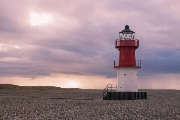 Der Leuchtturm Von Ayre Auf Der Isle Man Douglas Isle — Stockfoto