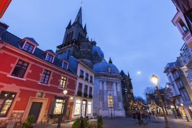 Aachen Katedrali Aachen. Aachen, Kuzey Ren-Vestfalya, Almanya.