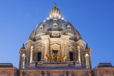 St Paul, Minnesota devlet Capitol binası. St Paul, Minnesota, ABD.