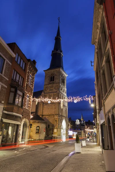 Templom Sint Truiden Hajnalban Sint Truiden Flamand Régió Belgium — Stock Fotó