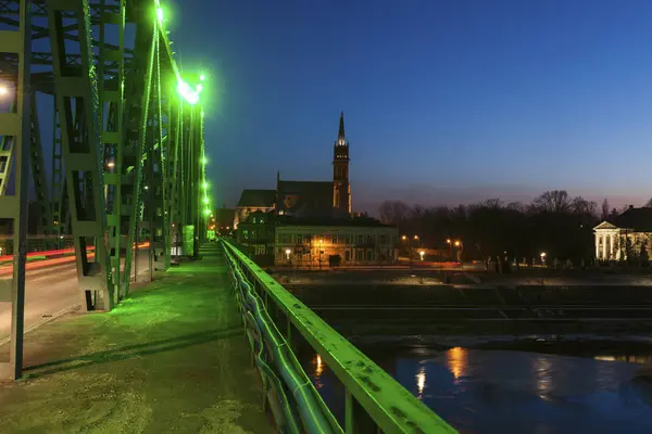 Rydz Smigly Bridge Wloclawek Wloclawek Kuyavian Pomeranian Voivodeship Poland — Stock Photo, Image