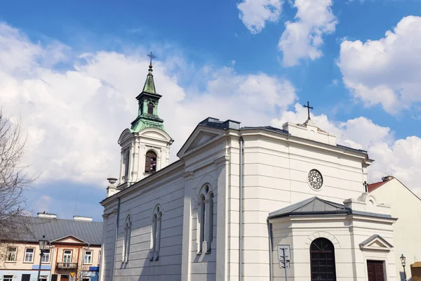 福音派奥格斯堡教会在随机 Mazovia — 图库照片