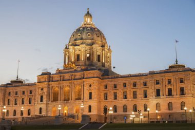 St Paul, Minnesota devlet Capitol binası. St Paul, Minnesota, ABD.