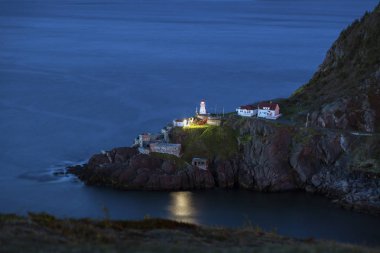 Fort Amherst feneri St John 's. St John's, Newfoundland ve Labrador, Kanada.