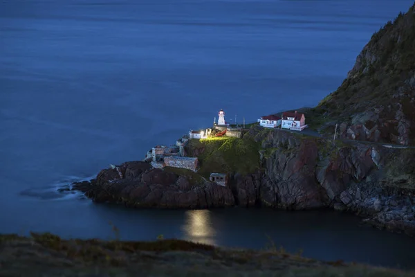 Latarnia Morska Fort Amherst John John Nowa Fundlandia Labrador Kanada — Zdjęcie stockowe