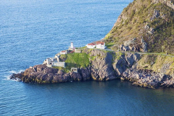 Fort Amherst Lighthouse John John Newfoundland Labrador Canada — Stock Photo, Image