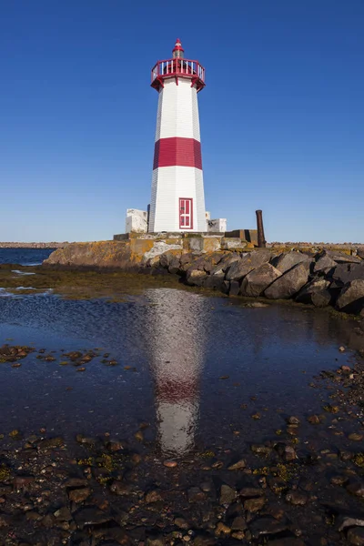 Saint Pierre Vuurtoren Saint Pierre Saint Pierre Miquelon — Stockfoto