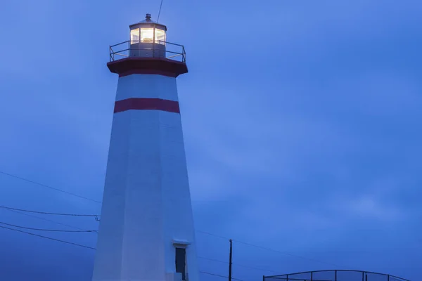 Mys Ray Maják Newfoundland Newfoundland Labrador Kanada — Stock fotografie