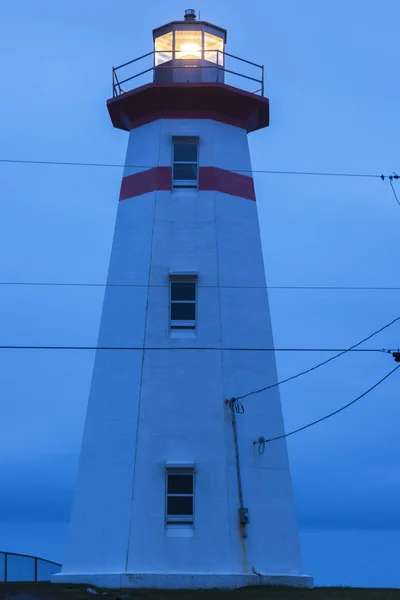 Mys Ray Maják Newfoundland Newfoundland Labrador Kanada — Stock fotografie