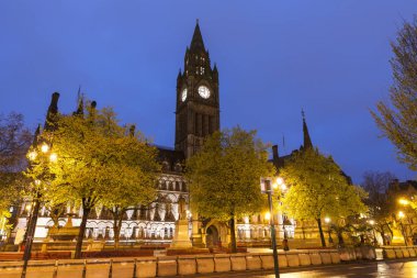 Manchester Belediye Binası. Manchester, Kuzey Batı İngiltere, Amerika Birleşik Devletleri.