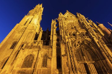 Senlis Notre Dame Katedrali. Senlis, Hauts-de-France, Fransa.