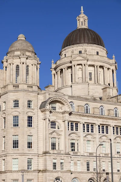 Port Liverpoolu Budynku Liverpool Północno Zachodnia Anglia Wielka Brytania — Zdjęcie stockowe