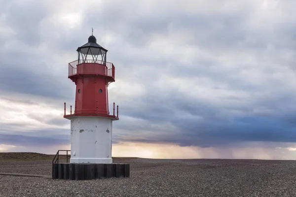 Der Leuchtturm Von Ayre Auf Der Isle Man Douglas Isle — Stockfoto