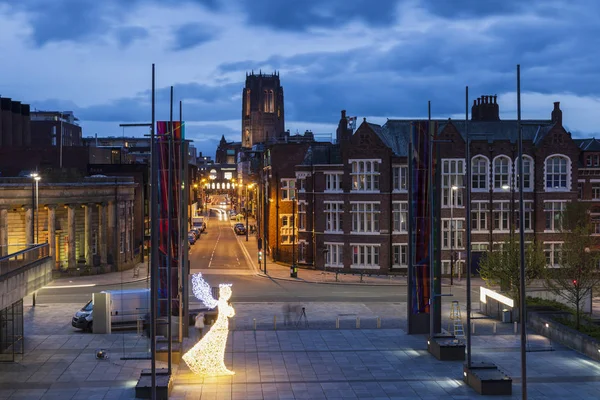 Cathédrale Anglicane Liverpool Liverpool Nord Ouest Angleterre Royaume Uni — Photo