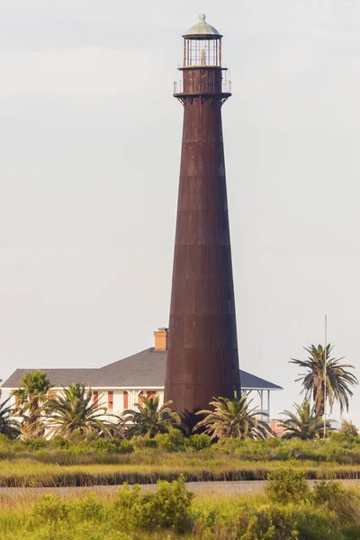 ボリバル ポイント灯台 ガルベストン テキサス州 アメリカ合衆国 — ストック写真