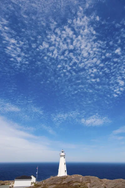 海角矛灯塔 圣约翰 纽芬兰和拉布拉多 加拿大 — 图库照片