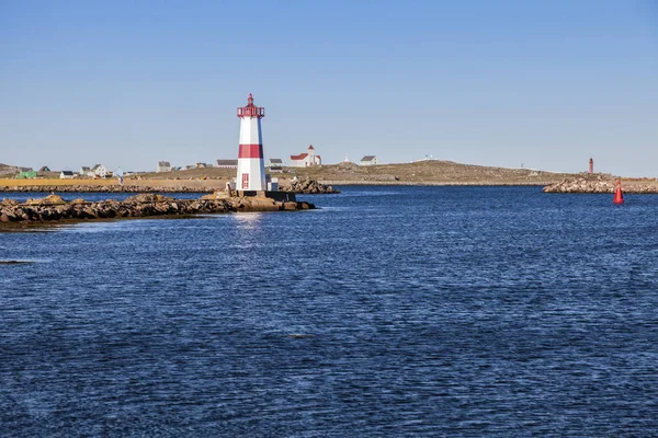 Leuchtturm Von Saint Pierre Heiliger Pierre Heiliger Pierre Und Miquelon — Stockfoto