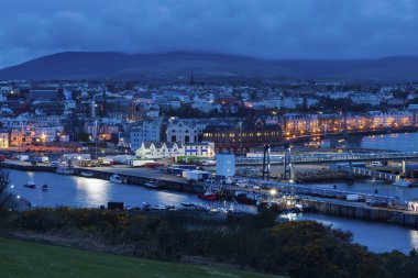 Douglas Isle of Man Douglas, Man Adası Panoraması.