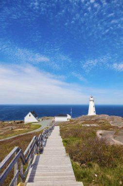 Cape Spear deniz feneri. St John's, Newfoundland ve Labrador, Kanada.