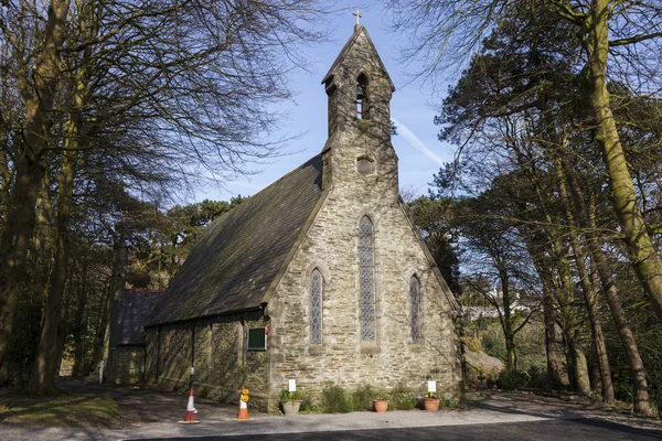 Laxey のキリスト教会 マン島のダグラス — ストック写真