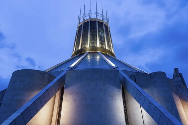 Katedry Metropolitarnej Liverpoolu Liverpool Północno Zachodnia Anglia Wielka Brytania — Zdjęcie stockowe