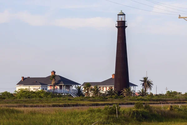 Bolivar Point Lighthouse Teksasie Galveston Teksasie — Zdjęcie stockowe