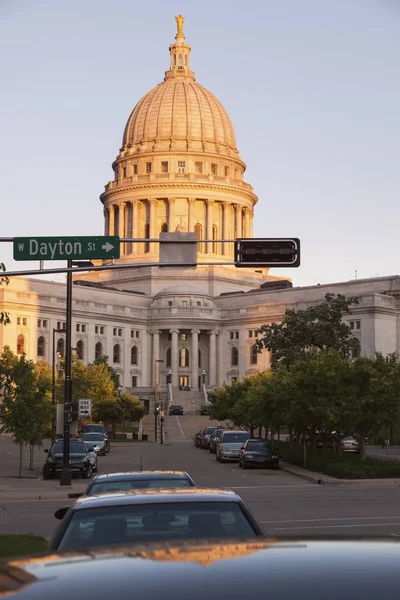 Edificio Del Capitolio Estatal Wisconsin Madison Madison Wisconsin — Foto de Stock