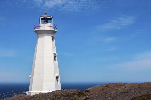 Kap Speer Leuchtturm John Neufundland Und Labrador Kanada — Stockfoto