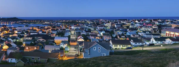 Сен Панорама Nigth Сен Сен Мікелон — стокове фото