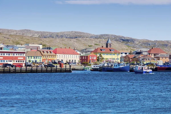 Saint Pierre Panorama Van Zee Saint Pierre Saint Pierre Miquelon — Stockfoto