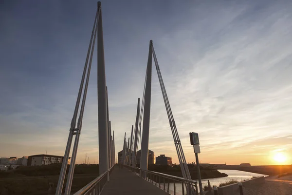 Dunkerque Arkitektur Natten Dunkerque Hauts France Frankrike — Stockfoto