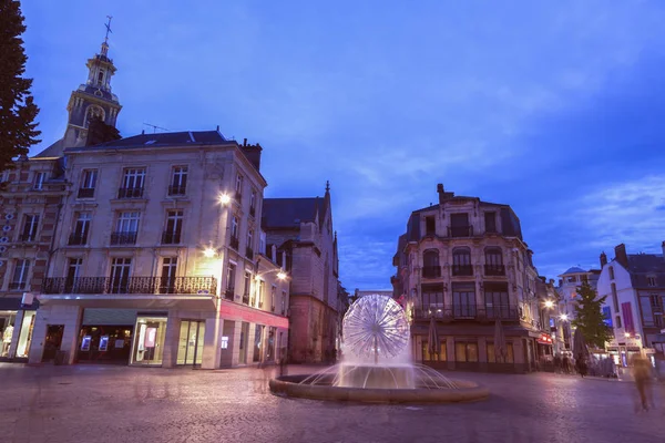 Iglesia Santiago Fuente Casco Antiguo Reims Reims Grand Est Francia — Foto de Stock