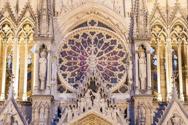 Catedral Nuestra Señora Reims Reims Grand Est Francia — Foto de Stock