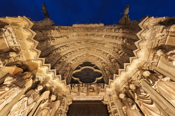 Reims의 대성당입니다 Reims 그랜드 표준시 프랑스 — 스톡 사진
