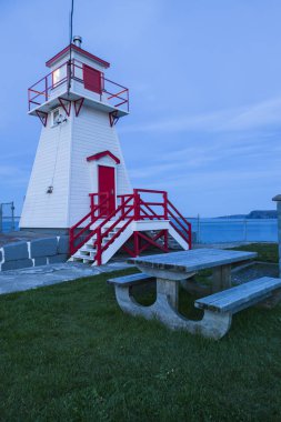Fort Amherst feneri St John 's. St John's, Newfoundland ve Labrador, Kanada.