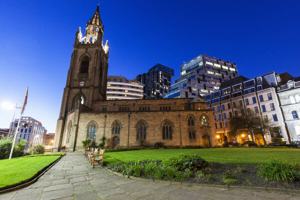 Церковь Девы Марии и Святого Николая в Ливерпуле. Ливерпуль, Северо-Западная Англия, Великобритания
.