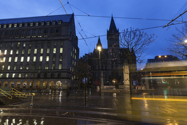 Мэрия Манчестера. Манчестер, Северо-Западная Англия, Великобритания
.