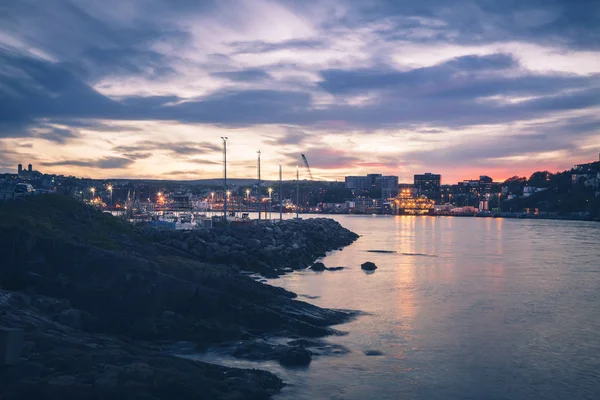 Panorama John Natten John Newfoundland Och Labrador Kanada — Stockfoto