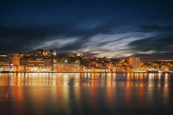 Panorama John Natten John Newfoundland Och Labrador Kanada — Stockfoto