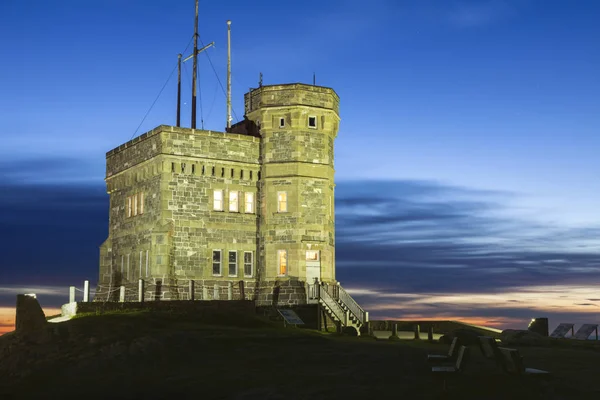 Cabot Tower Signal Hill John Newfoundland John Newfoundland Labrador Canada — Stock Photo, Image