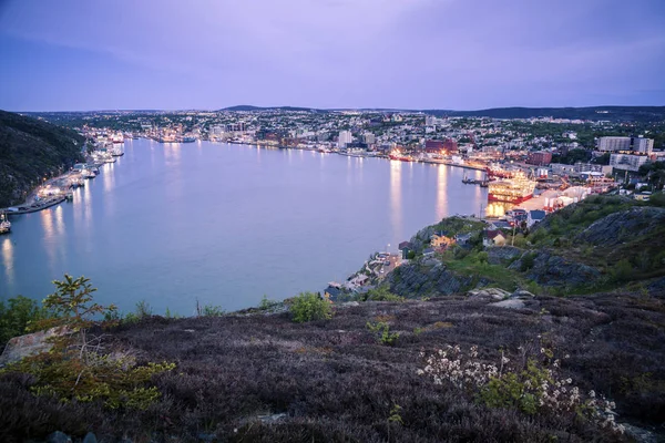 Panorama John Natten John Newfoundland Och Labrador Kanada — Stockfoto