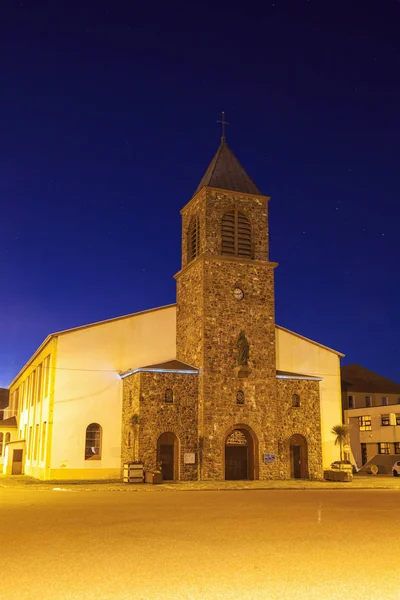 Καθεδρικό Του Saint Pierre Νύχτα Σεν Πιέρ Σαιν Πιέρ Και — Φωτογραφία Αρχείου