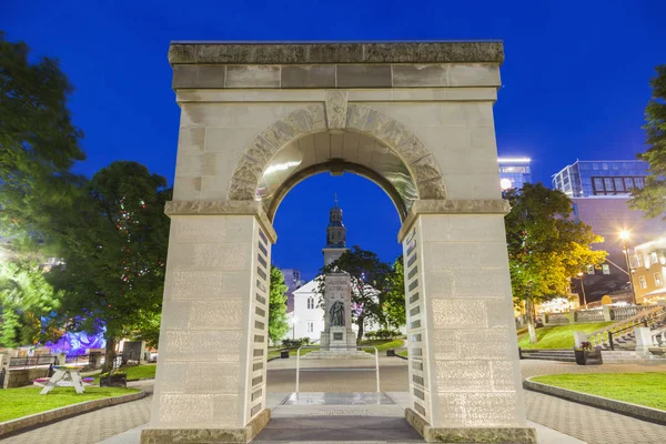 Grand Parade Meydanı Halifax Arch Halifax Nova Scotia Kanada — Stok fotoğraf