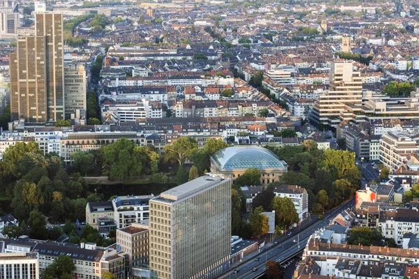 Panorama Aéreo Dusseldorf Dusseldorf Renânia Norte Vestefália Alemanha — Fotografia de Stock