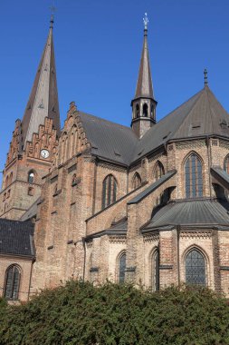 St Petri Malmo katedralde. Malmö, Scania, İsveç.