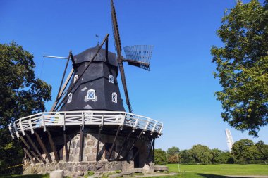 Slottsmollan - Malmö fabrikasında Castle. Malmö, Scania, İsveç.