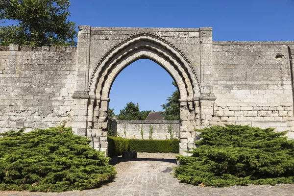 Gate Nicolas Abbey Saint Leu Esserent Saint Leu Esserent Hauts — Stock Photo, Image