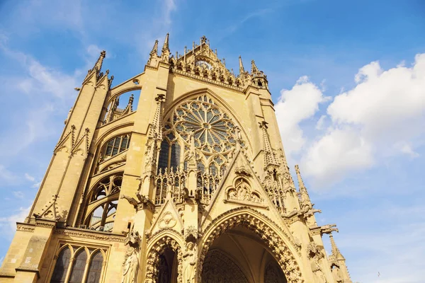 Kathedrale Des Heiligen Stephen Metz Metz Grand Est Frankreich — Stockfoto